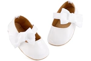 LACOFIA Baby Mädchen Ballerina Kleinkind Bowknot Prinzessin Schuhe Baby rutschfeste Krabbelschuhe