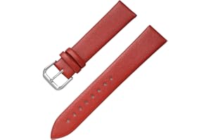 BEGISA 8/10/12/13/14/15/16/17/18/19/20/21/22mm Bracelets de montre en cuir véritable doux pour la peau pour remplacer le bracelet de montre à quartz pour femme