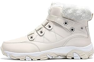 VITIKE Femme Hiver Bottes de Randonnée Femme Bottes de Neige Bottes en Coton Boots Ski Femme Botte de Neige Femme