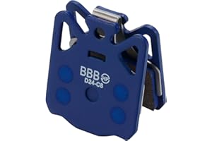 BBB Cycling Campagnolo Plaquettes de frein à disque - DiscStop HP - Mélange organique - Compatible avec Campagnolo Super Record, Record, EKAR, Chorus, Potenza - Bleu - BBS-79