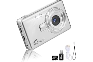 BESELOA Digital Camera - 1080P FHD 44MP with 2.4" LCD Screen Compact Portable Vlogging Photo Camera with 32gb SD Card 16X Digital Zoom for Kids Teen Students Beginner