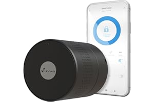 Nivian Serratura Smart Bluetooth- Smart lock con accesso remoto e apertura senza chiave- Creazione di chiavi virtuali per gli ospiti - Funzione di chiusura automatica per proteggere la casa