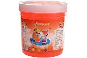 LET'S GO MARKET Tanoshiya Popping Boba Fruity Flavour Bursting Bubbles 1.3kg | Tapioca Pearl for Desserts & Drink Toppings - Strawberry Flavour