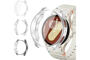 Hülle für Samsung Galaxy Watch 7 Schutzhülle 40mm, 3 Stück Weiche TPU Case Ersatzabdeckung für Samsung Galaxy Watch 7 Hülle 40mm Damen Herren, Galaxys Watchs 7 Zubehör,Smartwatch 7 Schutzhülle Schutz