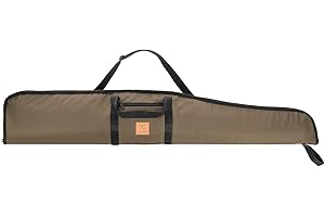Granori Abschließbare Waffentasche gepolstert für Luftgewehr bis 135 cm | Gewehrfutteral Jagd Waffen Gewehrtasche Futteral mit Außentasche und Tragegurt