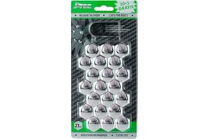 J-Tec Satz universelle Radmutterkappen - Chrom Kunststoff - 21mm - Satz à 20+1 Stück