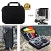 Zoukfox Carrying Case and Storage Bag Digital Camera Protective Bag with High-quality Water Resistant EVA Shockproof for Gopro Hero 4 Hero 3 Hero 3+ Hero 2 Ideal for Travel or Home Storage (Medium) RS.1299.00