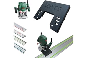 GENERISCH Adapter für Bosch POF 1200 POF 1400 und Makita Bosch Mafell Festool Führungsschiene FSN