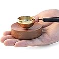 Small Singing Bowl With Heart Warming Angel Sound - Portable Super Mini Bowl for on the Go - Beautifully Crafted Whole Set Ideal as a Gift