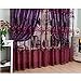 Youpin Luxurious Voile Curtains 1mx2.5m Upscale Jacquard Yarn Curtains Tulle for Door Window Decor (Purple)