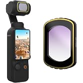 MOVMAX manyetik UV filtre DJI Osmo cep 3, koruma filtre cep 3 Creator Combo aksesuarları, &ccedil;ok kaplı/optik cam/hafif al&uuml;minyum