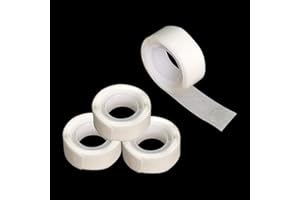 Andiker 4 pcs pastilles adhésives double face pour ballons, 100 autocollants transparents amovibles pour décoration de Noël, mariage, fête d'anniversaire (4 rolls dots)