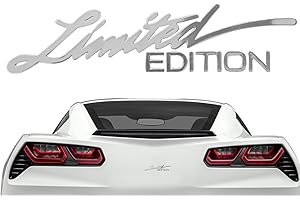 Honhoha Adesivo auto in edizione limitata - Decalcomania adesiva in metallo per motociclette | Decalcomania con distintivo 'emblema del logo in edizione limitata in metallo impermeabe,