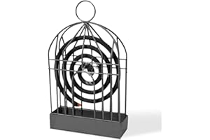 ‎KOIROI Mückenspirale Halter, Moskito Spulenhalter, Räucherspiralen Halter, Tragbar Metallisch Moskito Spulenhalter, Räucherstäbchenhalter Mückenspirale Behälter für Hausgartencamping