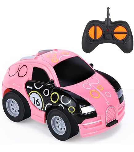 HappyGoLucky Ferngesteuertes Dino-Auto – 2,4 GHz, 360° Stunts, LED-Lichter, USB-Aufladbar, Für Kinder Ab 3