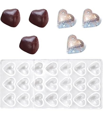 Moule à Chocolat En Polycarbonate Transparent - Sans Revêtement, Démoulage Facile, Pour Bonbons Et Gelées Précises