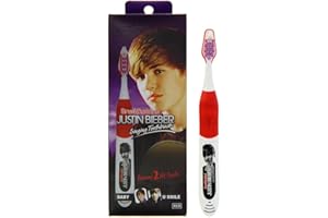BB Designs Ltd Justin Bieber - Spazzolino da denti canto (Baby & U Smile), colore: Rosso
