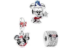 Doyafer 925 argent Sterling pendentif animal breloque, chat, chien, luciole, papillon, pendentif breloques ensemble, pour bracelet collier femme 3pcs / Set