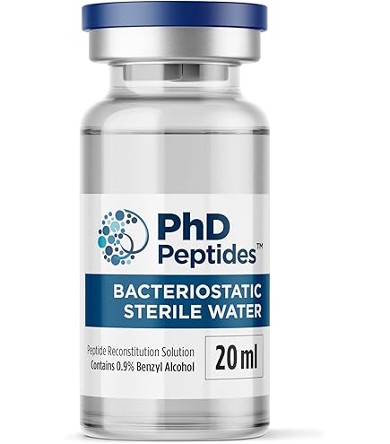 PhD Peptides Sterile Bacteriostatic Water - 10 ml - Peptide Replenishing  Solution