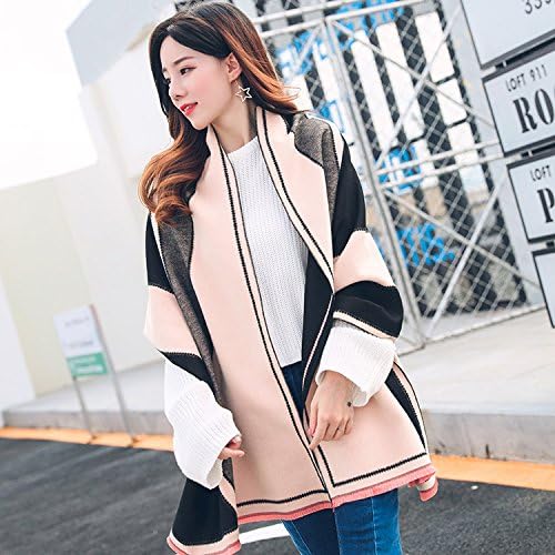 Sieye FASHION Shawl Scarf Winter scarf,pure color,cashmere,summer travel,autumn students,B211 Mitsubishi Gemibai black,About 185*62CM