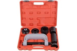 ‎GEAREVER GEAREVER 10tlg 4 in 1 Traggelenk Kugelgelenk Abzieher 4 x 4 Radnaben Kreuzgelenke Werkzeug Schwere Ausführung KFZ Traggelenk Auspresswerkzeug Set für die meisten 2WD und 4WD Autos