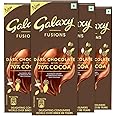 Galaxy Fusions Dark Chocolate Valentine Gift Pack | Made with 70% Cocoa |Silky Smooth Chocolate Bars for Valentine | Pack of 4 (4 x 110 g)
