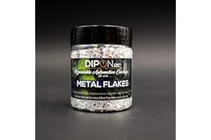 ‎DIPON Effektpigment 3D Diamond Crystal Flake Glitter Polyester EFfekt Farbpigment für Epoxidharz Resin Epoxy Autolack Aquarell Seife Kunst Geode