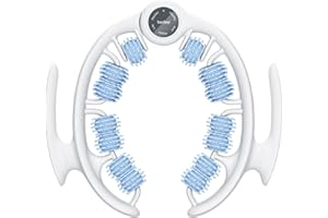 bedee Manuelles Anti-Cellulite Massagegerät - Abnehmbare Massageköpfe und Rollen zum Anheben, Straffen und Glätten der Haut, Oberschenkel und Gesäß, Blau