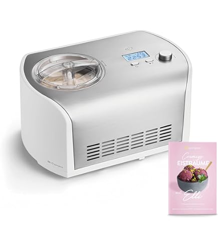 GASTROBACK Mini Eismaschine Mit Kompressor - 2-in-1 Für Eis & Joghurt 1 Liter