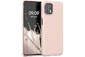 kwmobile Etui kompatybilne z Motorola Edge 20 Lite - Miękkie silikonowe etui na telefon - Kokos wirl