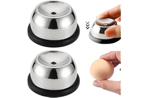 LEOEASIY 2 Stück Eierpiekser,Eierstecher aus Edelstahl und Kunststoff,Spülmaschinenfest Eierstecher Eipicker,Multi Eierpikser,Eierpikser,Eieröffner Werkzeug für Küche,Ess,Bar