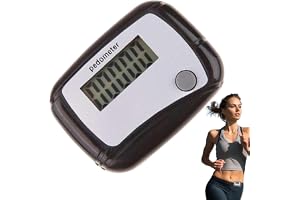 Stegräknare För Seniorer Digital Fitness Sport Gångmätare | Noggranna Och Pålitliga 3D Stegmätare För Vandring Ryggsäckvandring Löpning Träning Resa