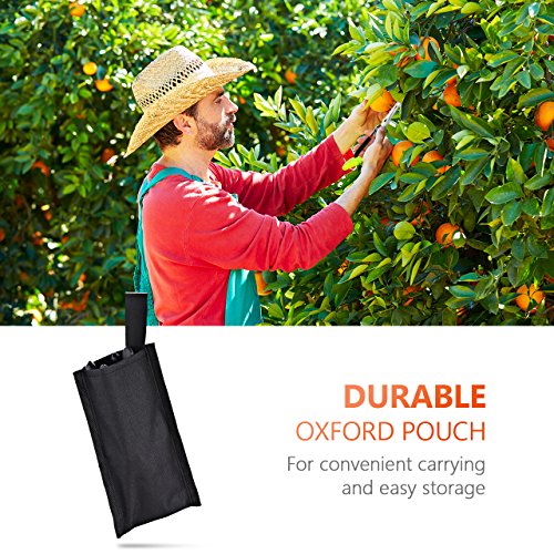 Gartenschere Kit, OMorc Rebschere Set Blumenschere Holzschere Astschere Baumschere mit 1 Paar Bypass Pruner und 1 Paar Slim Garden Schere ideal für Scheren Zweige, Stängel, kleine Pflanzen und Kommissionierung Früchte. - 5