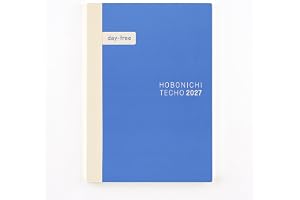 Hobonichi Techo 2027 Day-Free Book – A5, Japanese, Monthly, January start, Monday start