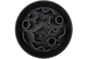 District 70 Bamboo Dog Slow Feeder, 21 cm, Dark Grey