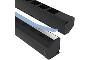 Cablecoach CC10016 Guía de Cables Debajo de la Mesa, Negro