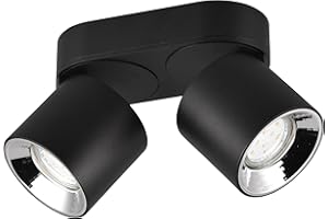 Trio Leuchten Einbau- & Aufbauleuchte Guayana 651000232, Metall Schwarz matt, exkl. 1x GU10