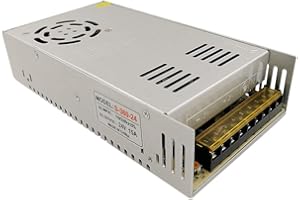 JOYLIT Alimentatore trasformatore 24V 15A Adattatore di alimentazione 360W per Striscia LED CCTV