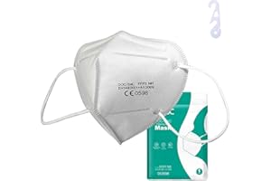 LINGDA Uniguardian 20x FFP3 MASKE - Einzeln verpackt Atemschutzmasken,EN 149:2001+A1:2009 Zertifiziertes,Höchste Filterklasse 99% Filter-ohne Ventil