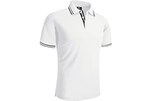 SPEEDRUN Polo Shirt Tshirt Herren Kurzarm Polohemd für Herren mit Brusttasche Slim Fit Sommer Schnelltrocknend Atmungsaktives Golf Tennis Arbeit Polo Hemd T-Shirt Casual