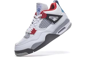 MANZOOR Herren Damen Basketballschuhe Mode Sport Air Retro Sneaker Studenten Anti-Rutsch Jungen Mädchen mit Luftpolster Sportschuhe