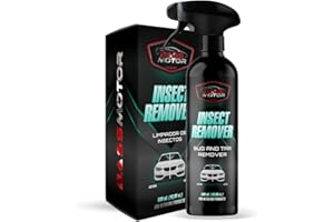 Bass Motor Nettoyant Moustiques Voiture et Moto | Nettoyage Insectes et Excréments sur Carrosserie Sans Frotter | Nettoie Rapidement Pare-Brise et Phares sans Acide et Sans Trace Insect Remover 500ml