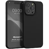 Microsonic Kılıf Matte Silicone Apple iPhone 15 Pro i&ccedil;in Siyah [iPhone 15 Pro ile Uyumlu Kılıf - Siyah]