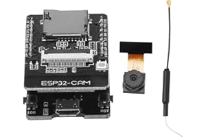 Gichusizy Carte Bluetooth WiFi ESP32-CAM-MB -USB vers Port SéRie CH340G avec Mode Module De CaméRa OV2640, avec Antenne 2.4G
