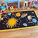 Superb Kids / Childs Rug Solar System Educational Play Mat 100cm x 200cm (3'3 x 6'6 approx)