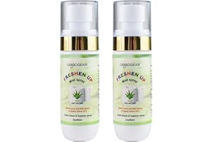 Goodgear personal and intimate hygiene spray|120ml| toilet paper spray| eco friendly flushable wipe(Aloe vera)