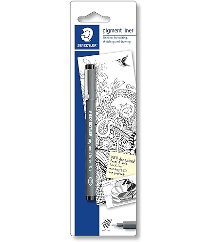 Pigma Micron Feutre Pigment Liner 308 Pointe Calibrée Noir Trattopen Neri - Foto 7