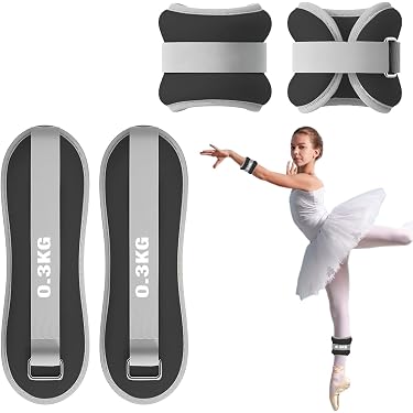 Lot De 2 Poids De Cheville Et Poignet élastiques – Pour Yoga, Danse, Gym – Taille Réglable