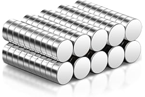 Aenienoe 100 sztuk mini magnesów 3 x 1 mm N52 magnesy neodymowe, okrągłe, małe, silne magnesy do tablicy magnetycznej, przypinania, lodówki, suchościeralnej, rękodzieła, zdjęć