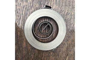 qinggw 1pc Spiralfeder Flachdraht Fahrwerksfeder Constant Force Power-Spring, 0,25 mm Dicke * 8mm Höhe * 5000mm Länge * 45 Out Durchmesser